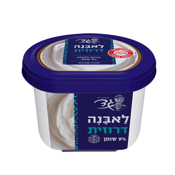 גבינת לאבנה דרוזית 9% גד 500 גרם