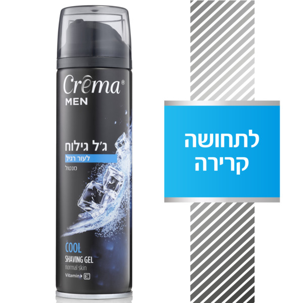 קרמה מן ג'ל גילוח COOL מנטול, כחול