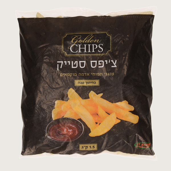 גולד סטייק צ'יפס 1.5 ק"ג קפוא זן.