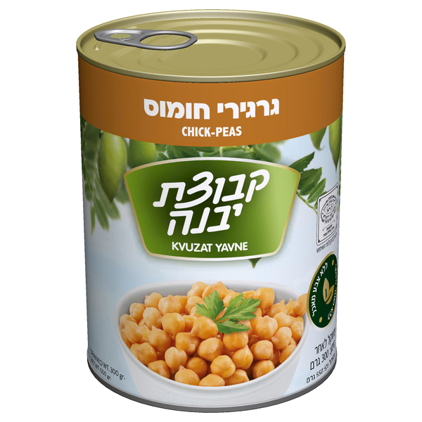 גרגירי חומוס 300 גרם - מידע תזונתי
