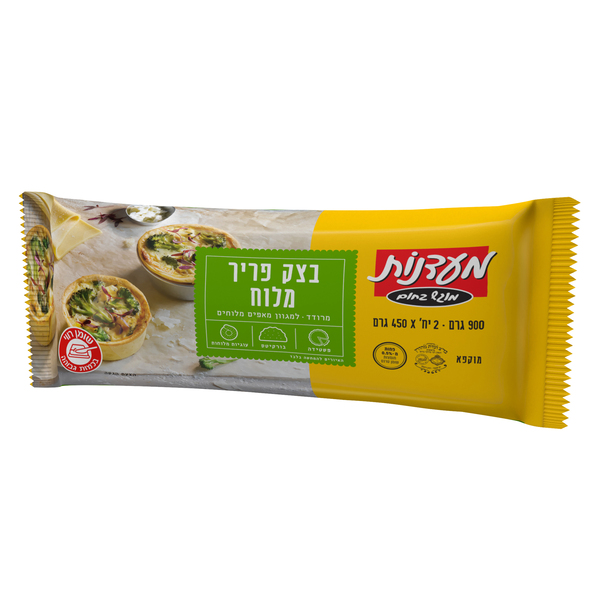 מעדנות בצק פריך מרודד למאפים מלוחים 900 - מידע תזונתי