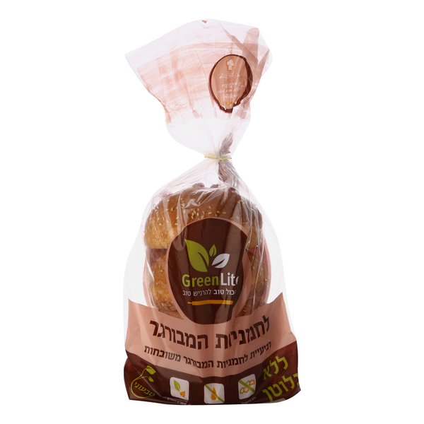 לחמניות בורגר ללא גלוטן גרין לייט 4 * 87 גרם