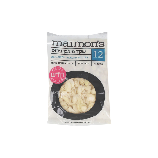 Bleached almond sliced ??100 grm - Maimo