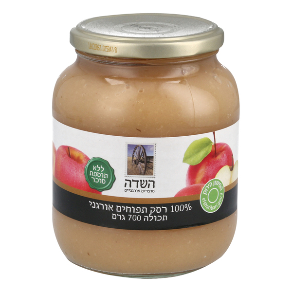 רסק תפוחים אורגני השדה 700 גרם - מידע תזונתי