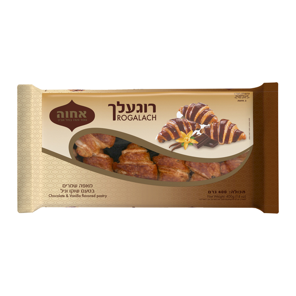 רוגעלך בטעם שוקו וניל אחוה 400 גרם