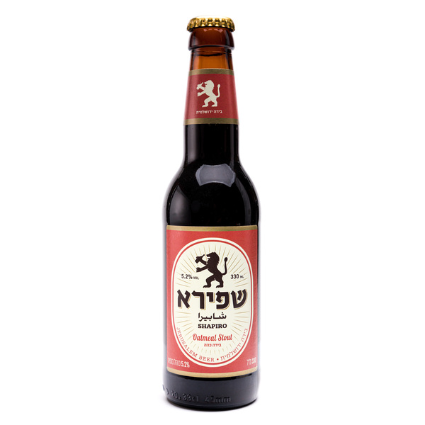 בירה שפירא סטאוט ח"פ 330  מ"ל - מידע תזונתי