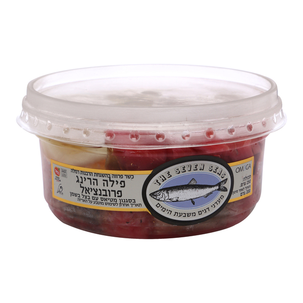 מטיאס הולנדי פרובנציאל עם בצל בשמן 180 ג - מידע תזונתי