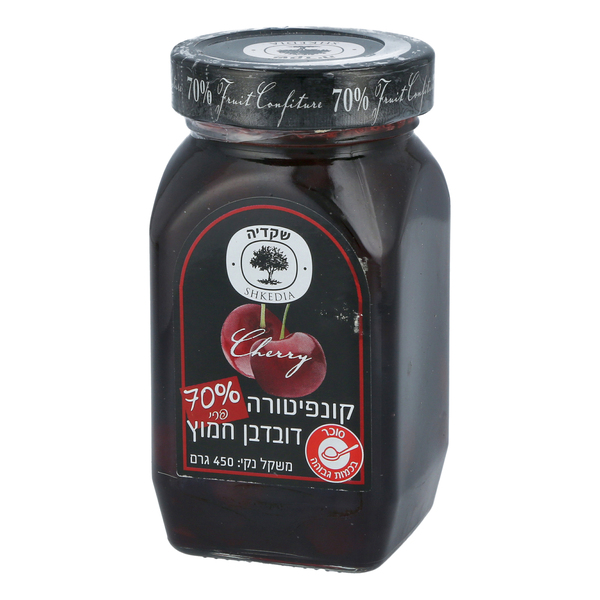 קונפיטורה דובדבן חמוץ 450 גרם. - מידע תזונתי