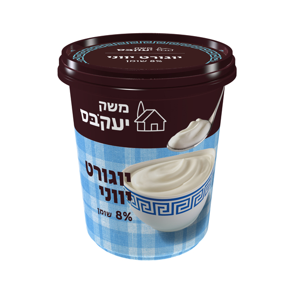 יוגורט יווני 8% משק יעקבס - 850 גרם