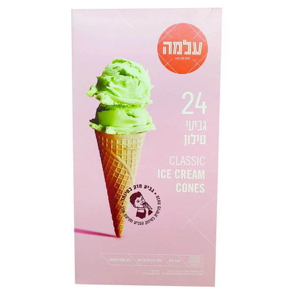 עלמה גביעי גלידה טילון 24 יחידות