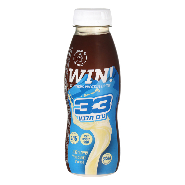 WIN - שייק פרוטאין בטעם וניל 330 מ"ל