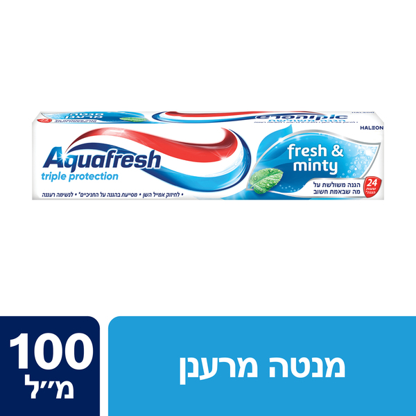 אקווה פרש - משחת שיניים מנטה 100 מ"ל
