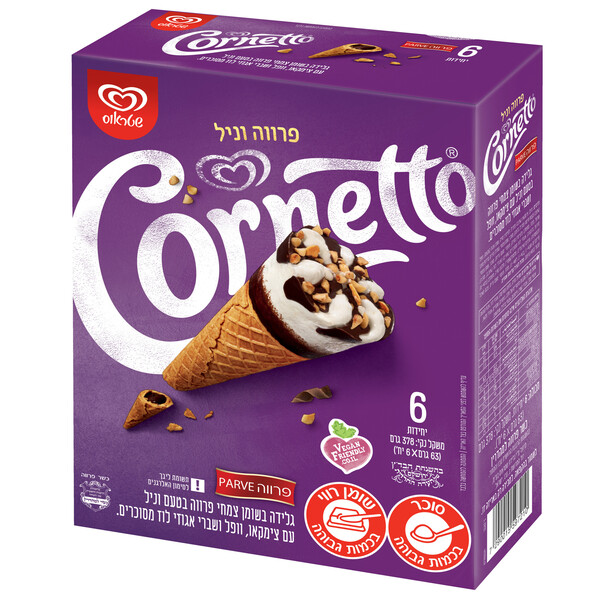 מאגדת טילון קורנטו פרווה טבעוני6 יח שטראוס