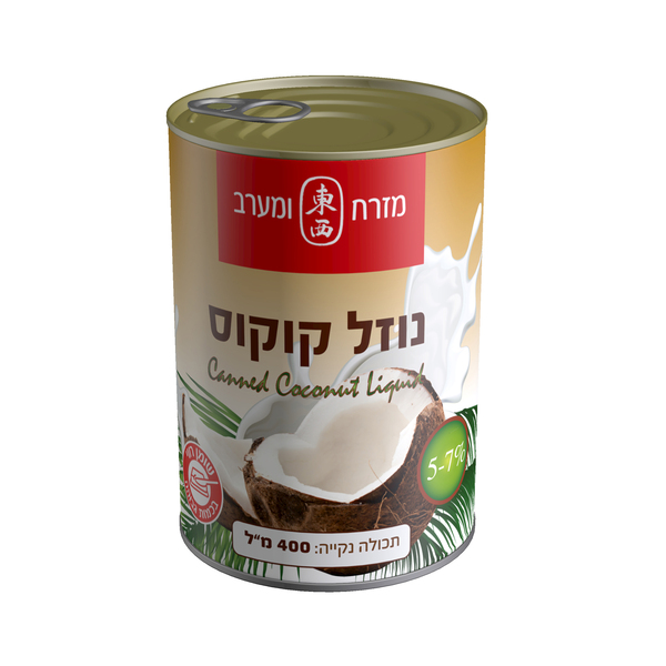 נוזל קוקוס 5-7% מזרח ומערב 400מ"ל