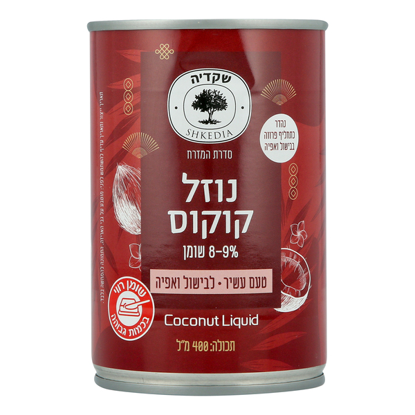 נוזל קוקוס שו סף 400 מ"ל - מידע תזונתי