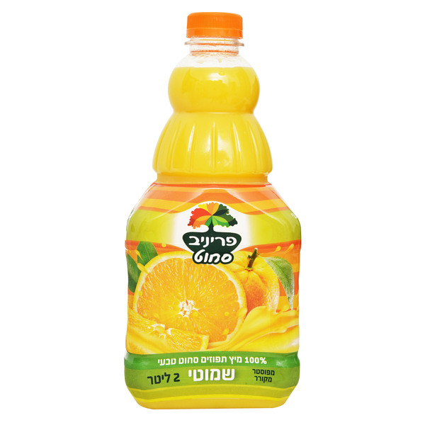 מיץ תפוזים סחוט שמוטי פריניב 100 % 2ליטר