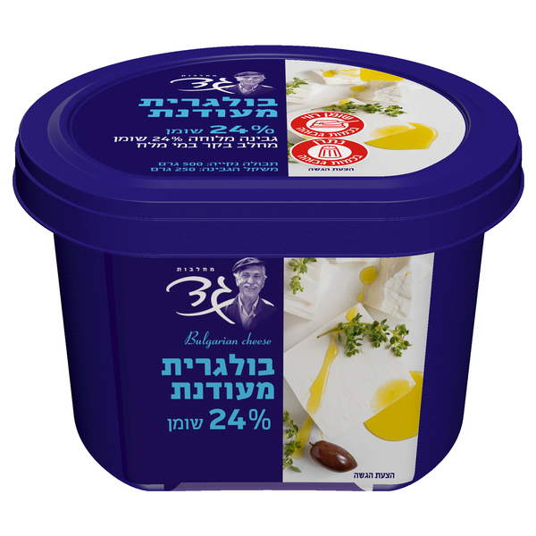 גבינה בולגרית מעודנת 24% גד 250 גרם