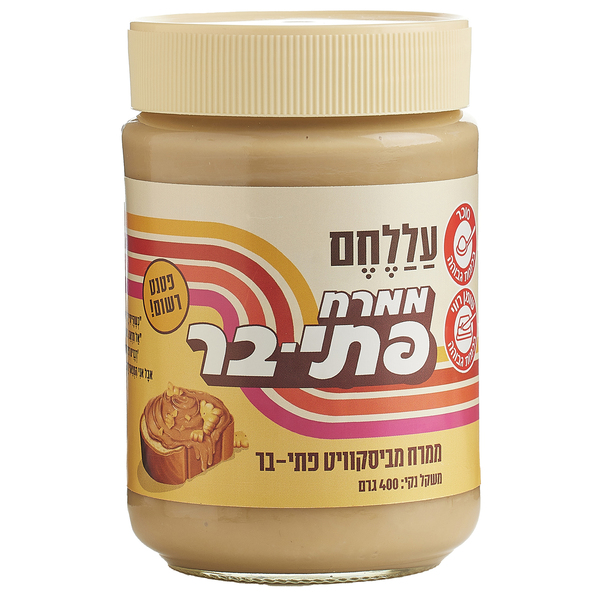 ממרח מביסקוויט פתי-בר עללחם