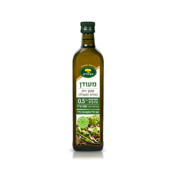 שמן זית כתית מעולה מעודן 500 מל עץ הזית - מידע תזונתי