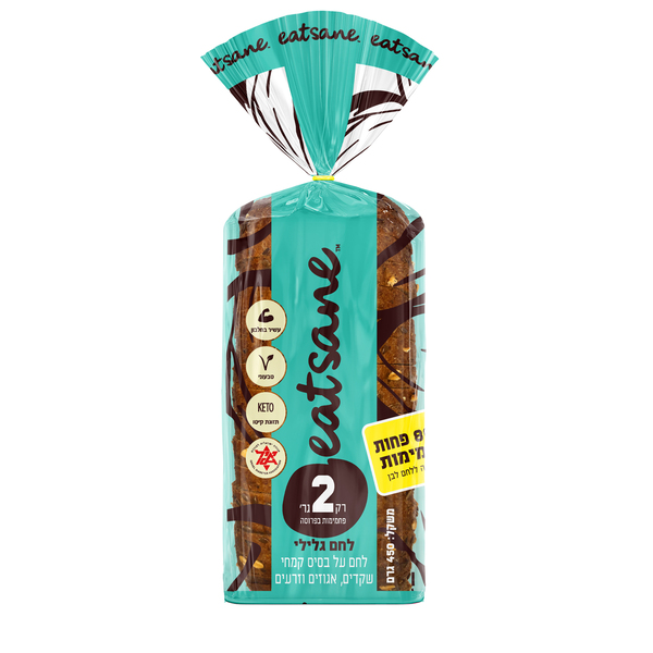 לחם eatsane גלילי 450 גרם - מידע תזונתי