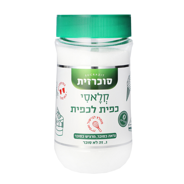 סוכרזית קלאסי כפית לכפית ממתיק על בסיס אריתריטול וסכרין
