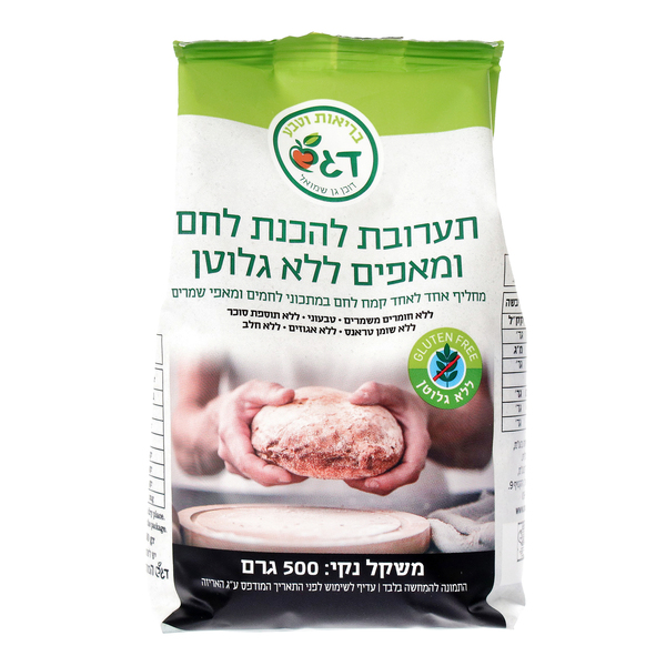דגש - תערובת להכנת לחם 500 גרם - מידע תזונתי