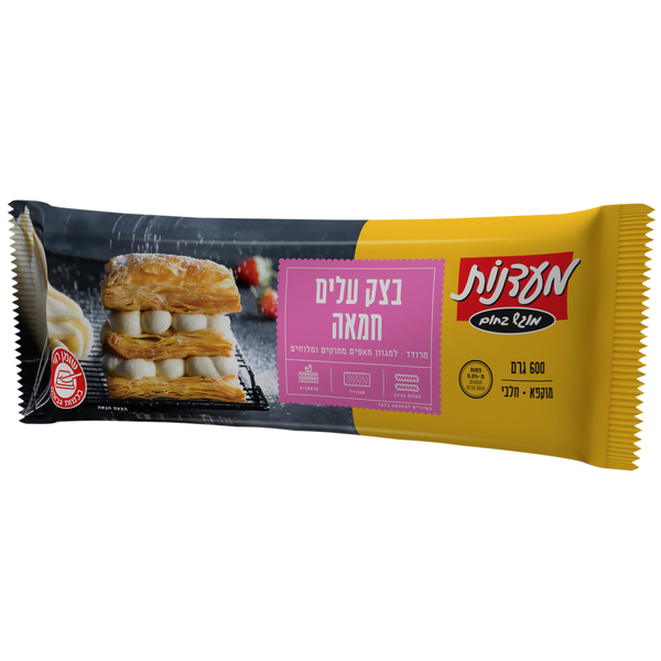 בצק עלים חמאה מעדנות 600 גרם - מידע תזונתי