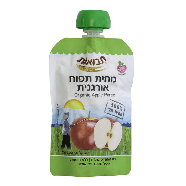 מחית תפוח אורגני 100 גרם יצרן/מותג: תבואות