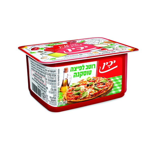 רוטב עגבניות פיצה טוסקנה 240 גרם יכין