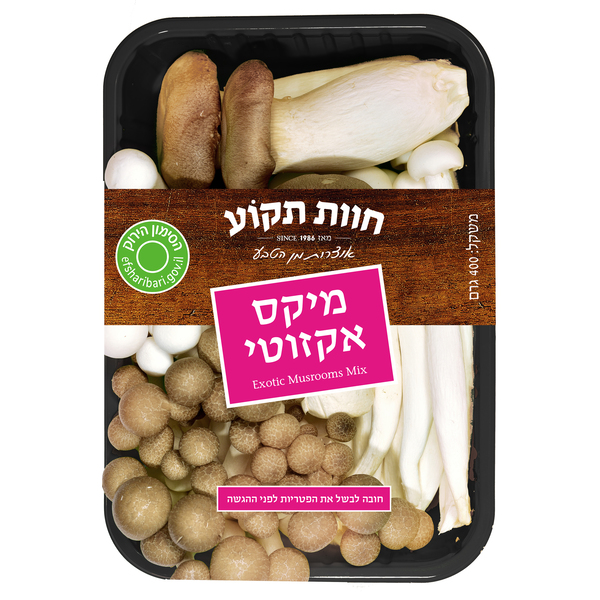מיקס פטריות אקזוטי מהדרין חוות פטריות תק