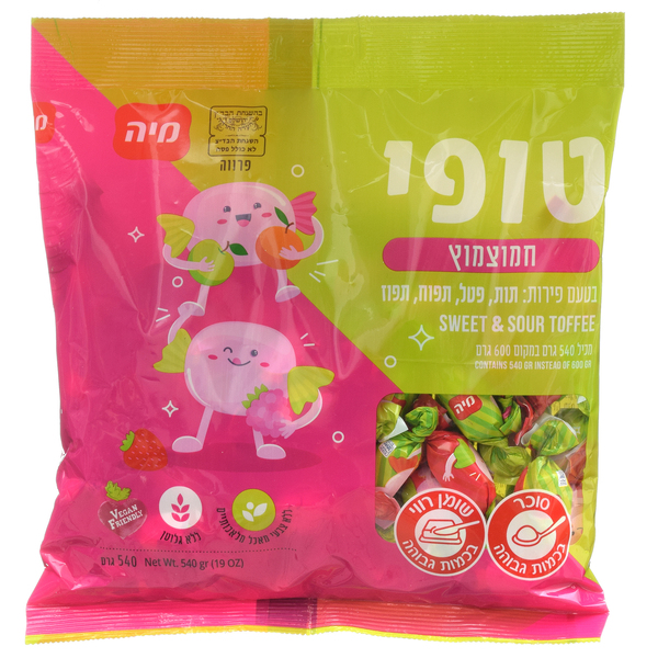 טופי חמוצמוץ 540 גרם "מיה"