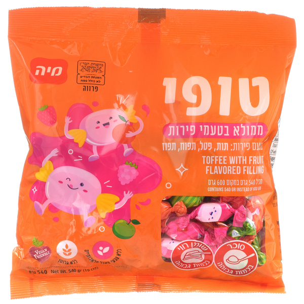 טופי ממולא בטעמי פירות 540 גר'