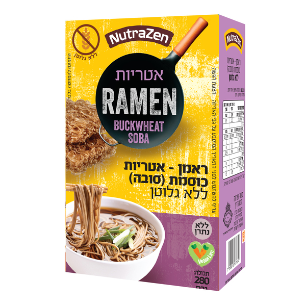 אטריות ראמן ללא גלוטן כוסמת (סובה) 280 גרם