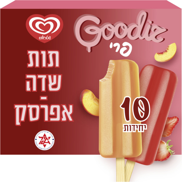 מאגדת עם תות שדה ועם אפרסק 730 גרם