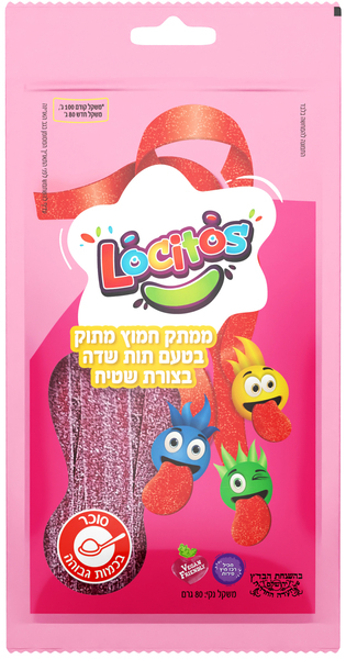 לוקיטוס ממתק חמוץ מתוק בטעם תות שדה בצורת שטיח