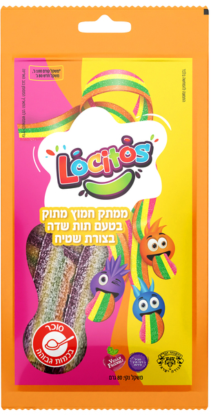 לוקיטוס - שטיחים חמוצים ריינבו 80 גרם