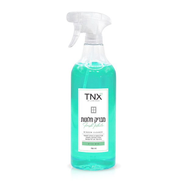 TNX נוזל ניקוי חלונות פרש וויט 750 מ"ל