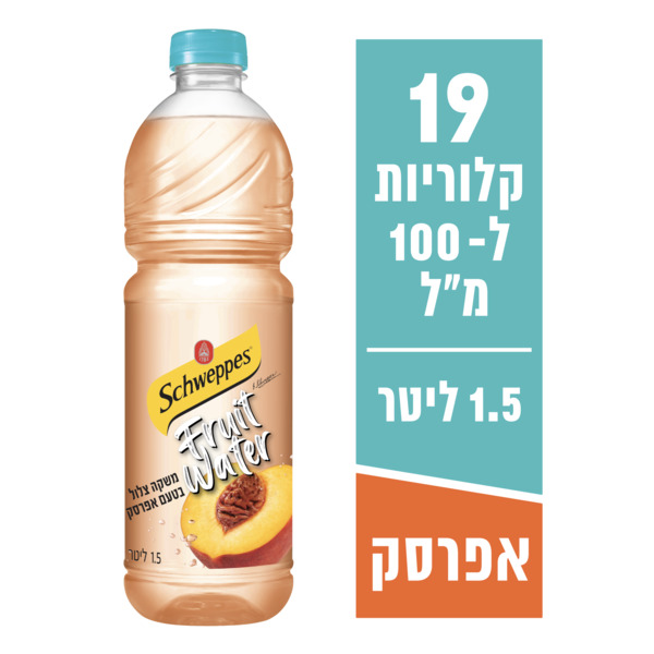 שוופס - פרוט ווטר אפרסק 1.5 ליטר-