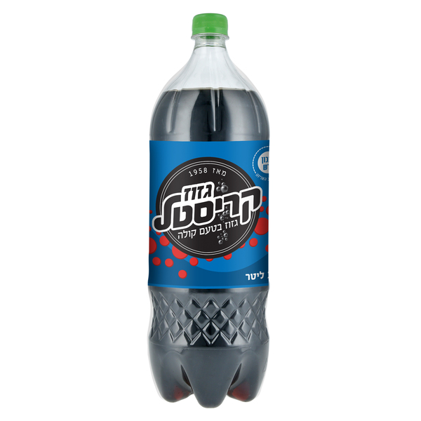 משקה מוגז בטעם קולה 2 ל' קריסטל