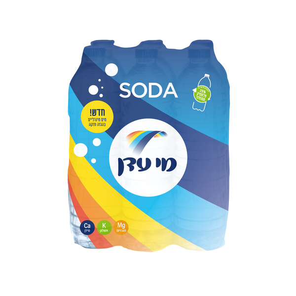 מי עדן סודה 1.5 ליטר שישייה - מידע תזונתי