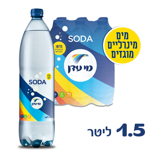 שישיית מי עדן סודה 1.5 ליטר-