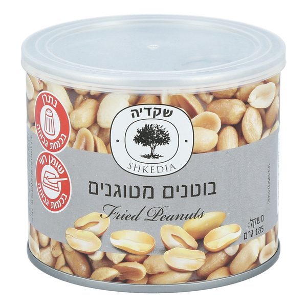 בוטנים מטוגנים בקופסא 185 גרם