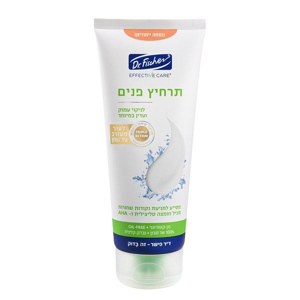 ד"ר פישר - אפקטיב קר תרחיץ פנים לעור מעורב עד שמן 200 מ"ל