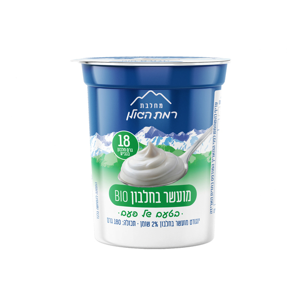 יוגורט מועשר בחלבון 2% 180 גר' רמת הגולן