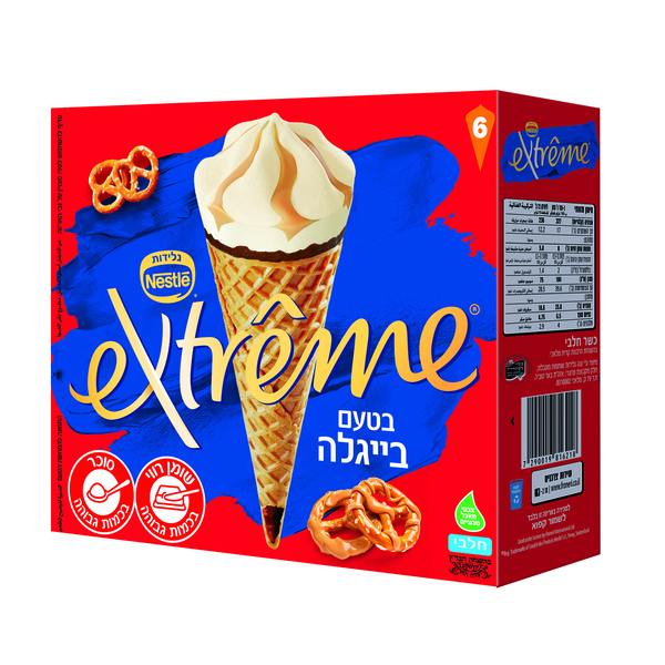 מאגדת אקסטרים בייגלה 432 גרם - מידע תזונתי