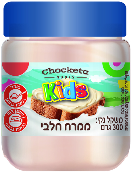 ממרח בטעם חלב 300 ג' צ'וקטה קידס