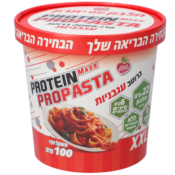 פרוטאין מקס - ארוחה מלאה פסטה חלבון עגבניה 100 גרם