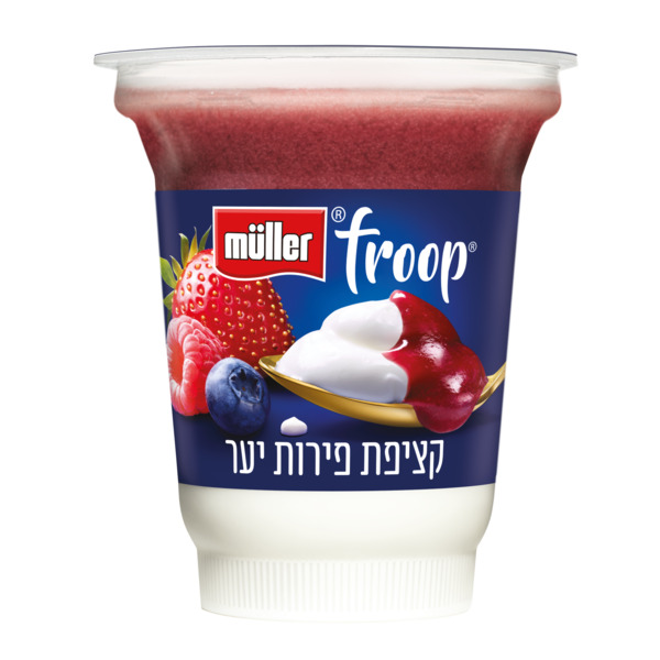 יוגורט ביו עם קציפת פירות יער3% שומן 150 ג' מולר
