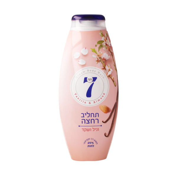 נקה 7 תחליב רחצה ארומה שקד וניל 750מ"ל