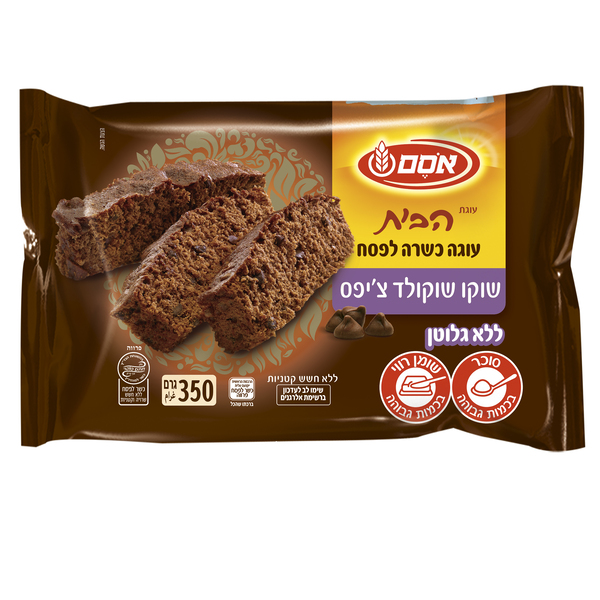 עוגת שוקולדציפס 350 גרם כשל"פ